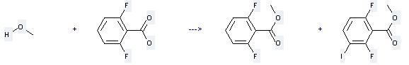 Methyl 2,6-difluorobenzoate can be prepared by 2,6-difluoro-benzoic acid and methanol at the temperature of 25 °C